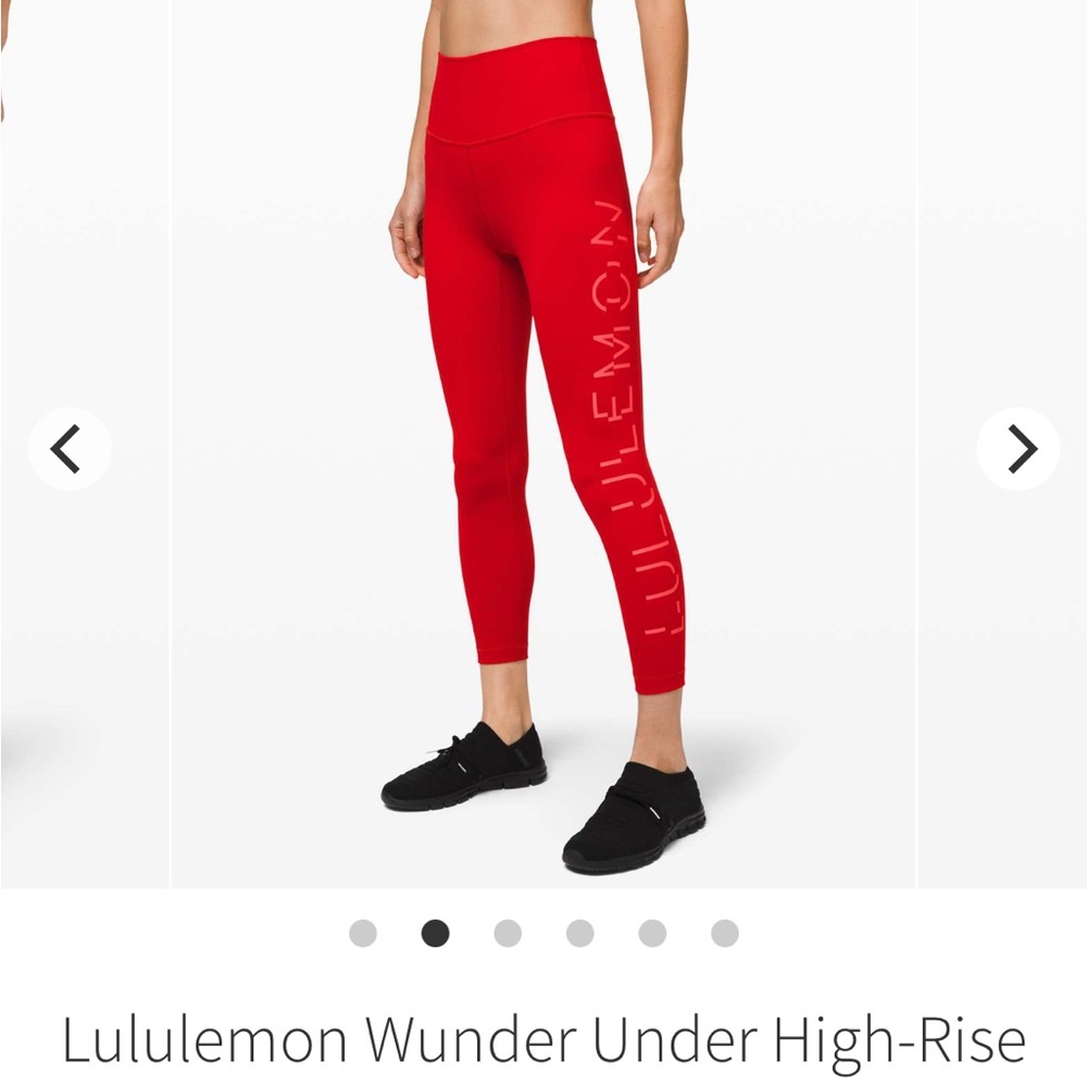 🍋 Lululemon red leggings